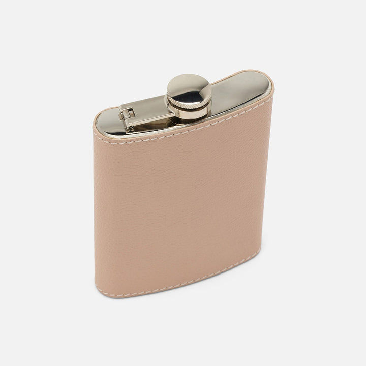 Warren Dusty Rose Flask Stainless Steel/Full-Grain Leather