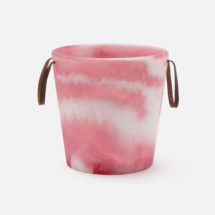 Wesley Pink Swirled Resin Champagne Bucket