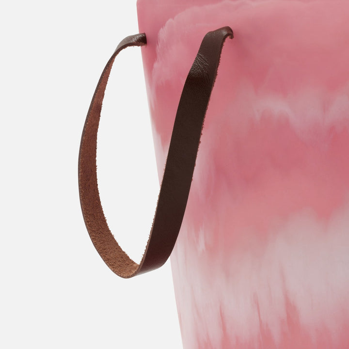 Wesley Pink Swirled Resin Champagne Bucket