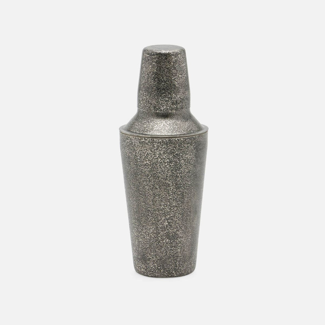 Zaxton Pewter Cocktail Shaker Acid Etching