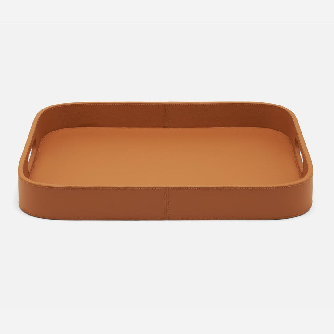 Brisbane Cognac Tray Rt Marine Leather