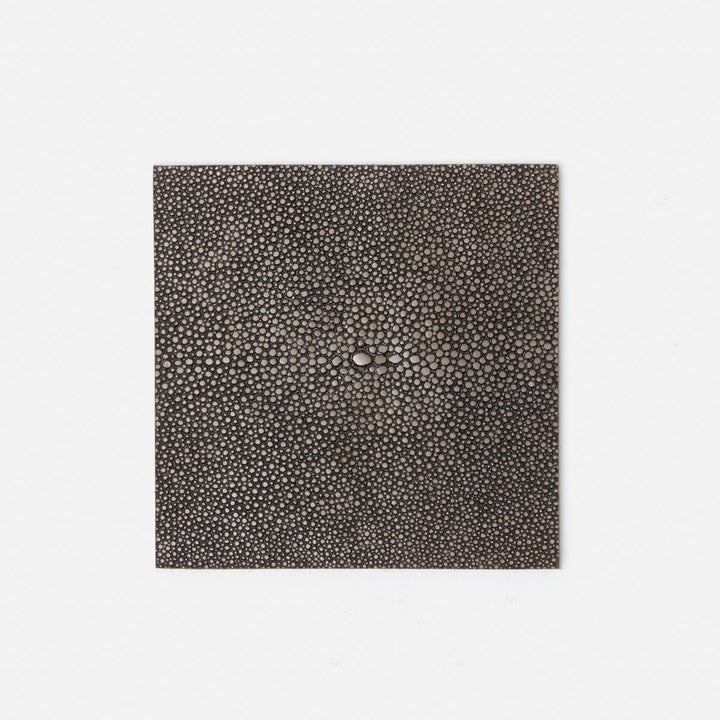 Henry Dark Mushroom Square Coasters Boxed Set Of 4