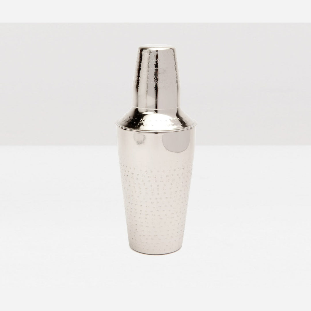 Winsford Shiny Nickel Cocktail Shaker Hammered Stainless Steel