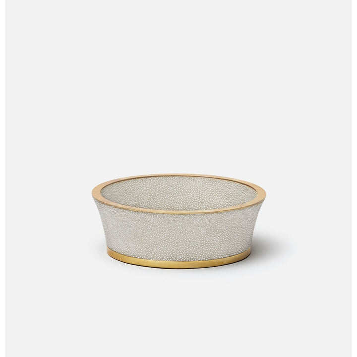 Angelica Sand/Brass Round Wine Coaster