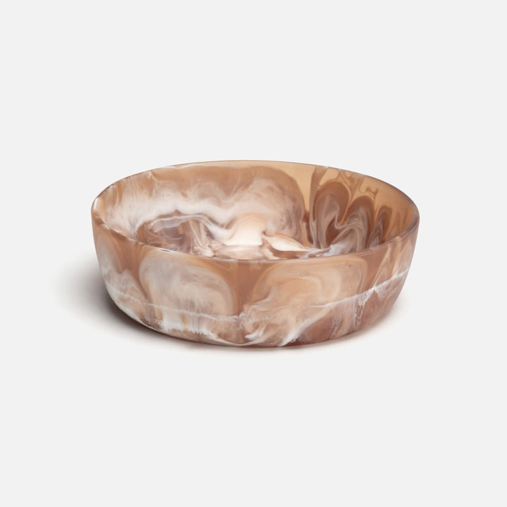 Hugo Brown Swirled Mini Bowl Resin 3X15 Pack/2