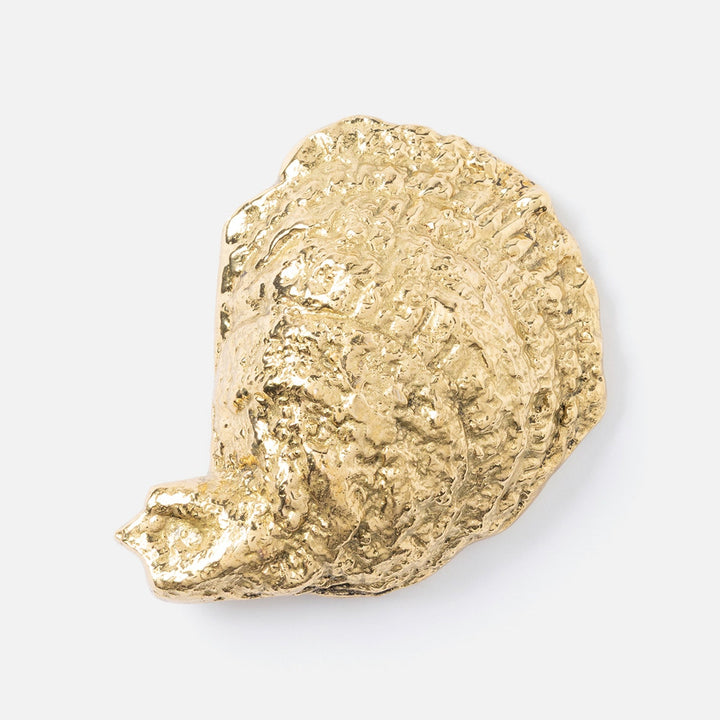 Contessa Polished Gold Oyster Shell Pinch Bowl Brass Pack/4