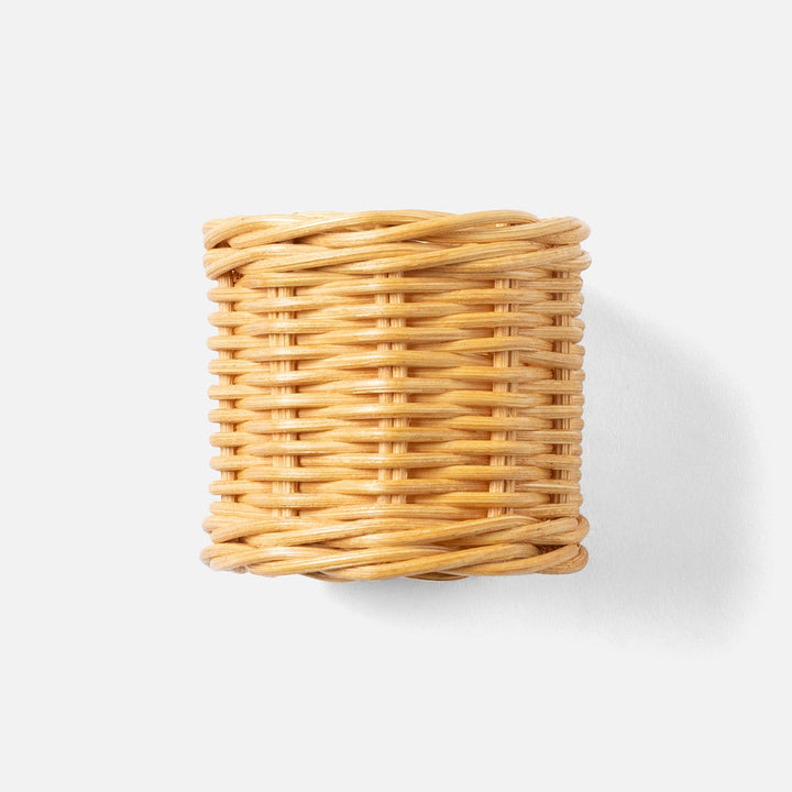 Annmarie Light Honey Woven Napkin Ring Rattan Boxed Pack/4