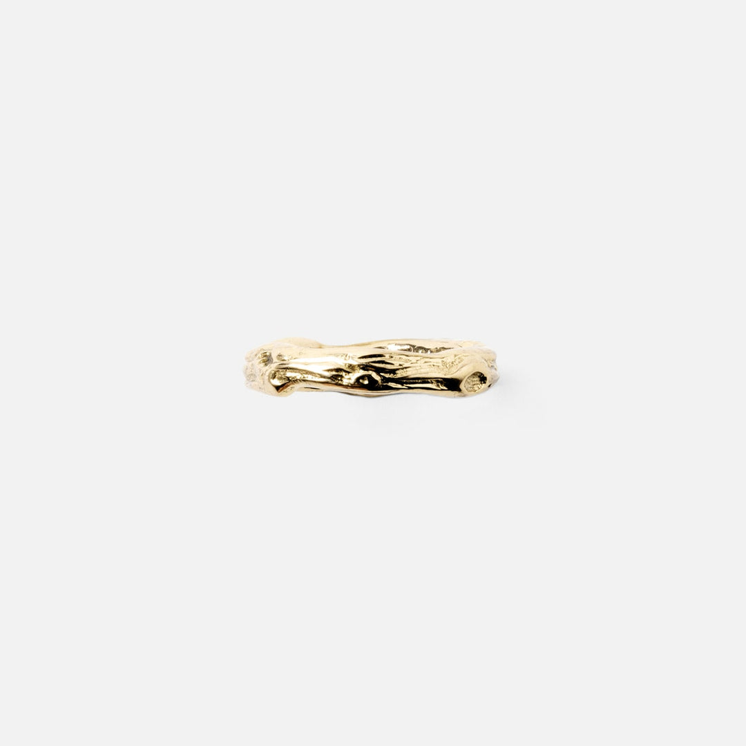 Arbor Polished Gold Twig Napkin Ring Brass Pack/4 Boxed