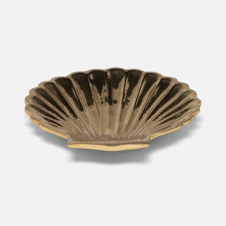 Arista Polished Gold Clam Shell Pinch Bowl Brass Pack/4