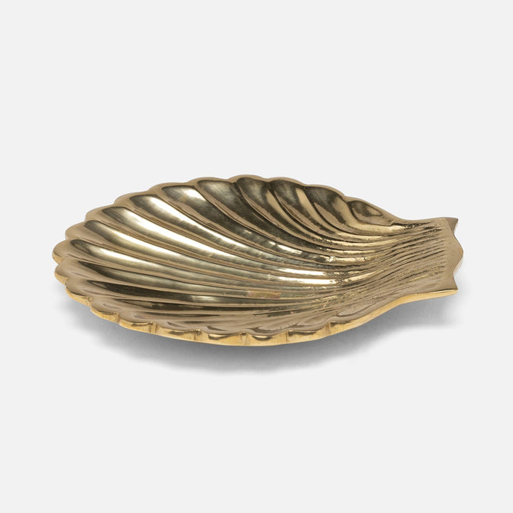 Arista Polished Gold Clam Shell Pinch Bowl Brass Pack/4