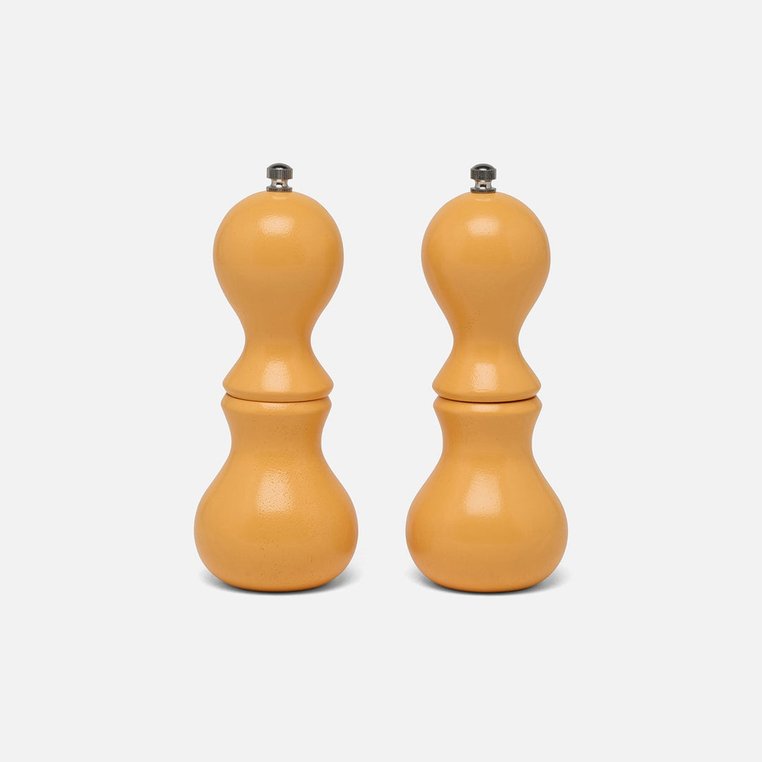 Benoit Mango Lacquer 1 Set Of Salt & Pepper Grinders Acacia