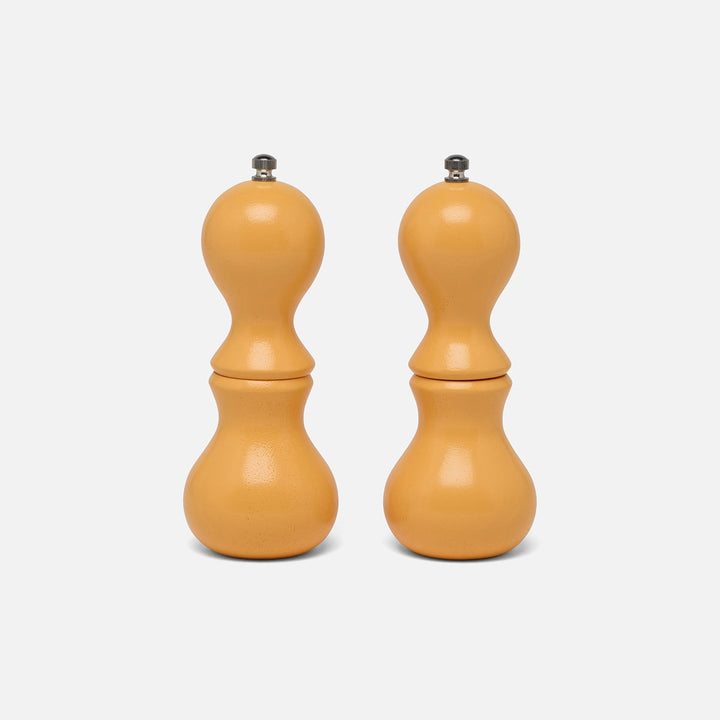 Benoit Mango Lacquer 1 Set Of Salt & Pepper Grinders Acacia