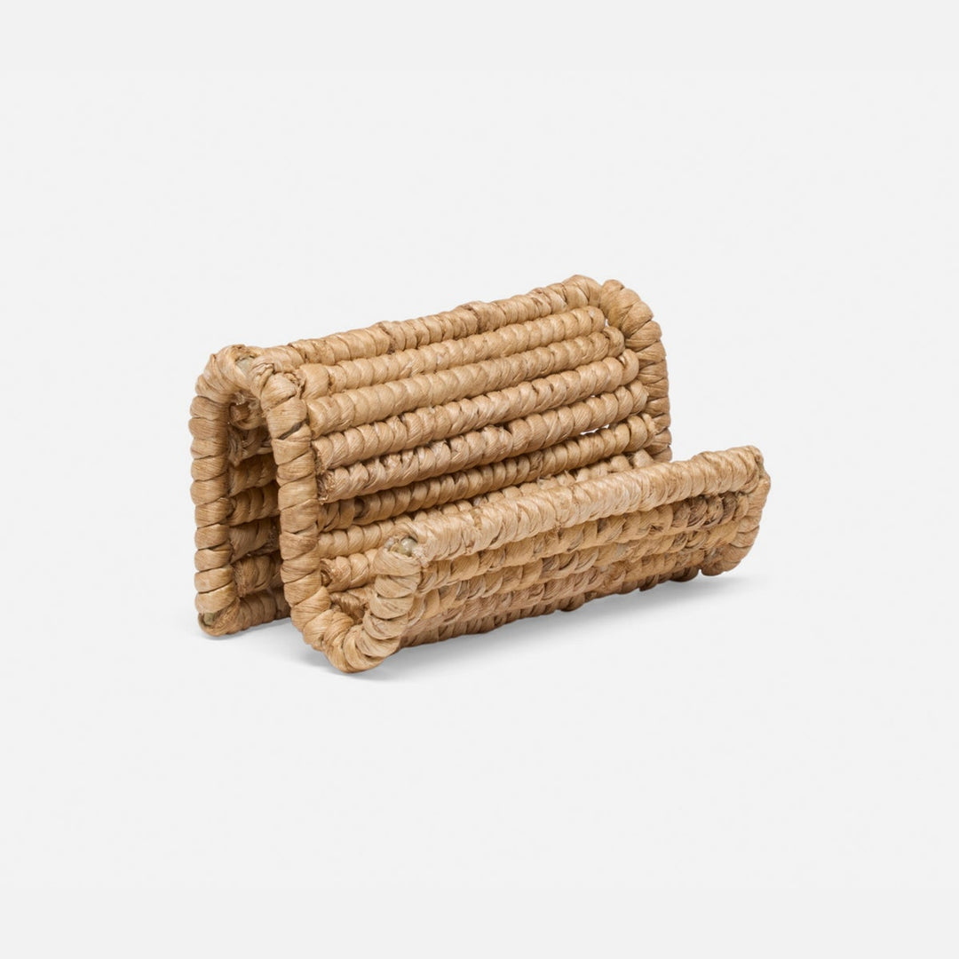 Carmelo Natural Coiled Card Holder Abaca Boxed Set Of 4