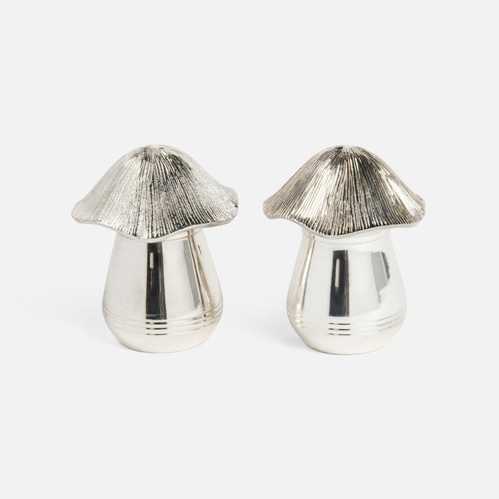 Heidi Silver 1 Set Of Mushroom Salt & Pepper Shakers Boxed