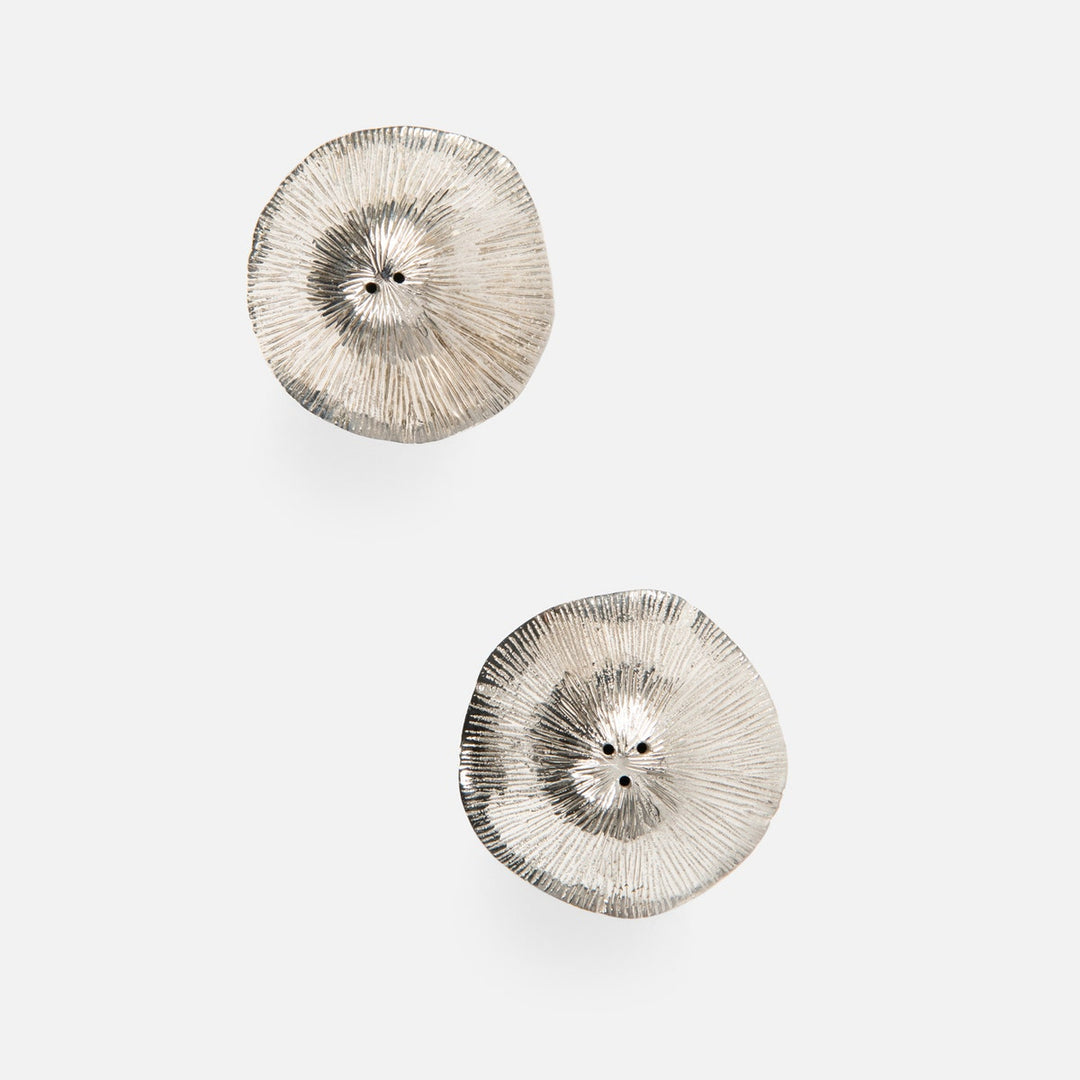 Heidi Silver 1 Set Of Mushroom Salt & Pepper Shakers Boxed