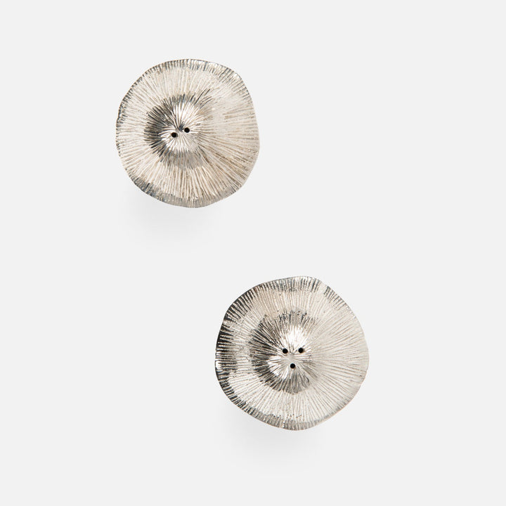 Heidi Silver 1 Set Of Mushroom Salt & Pepper Shakers Boxed