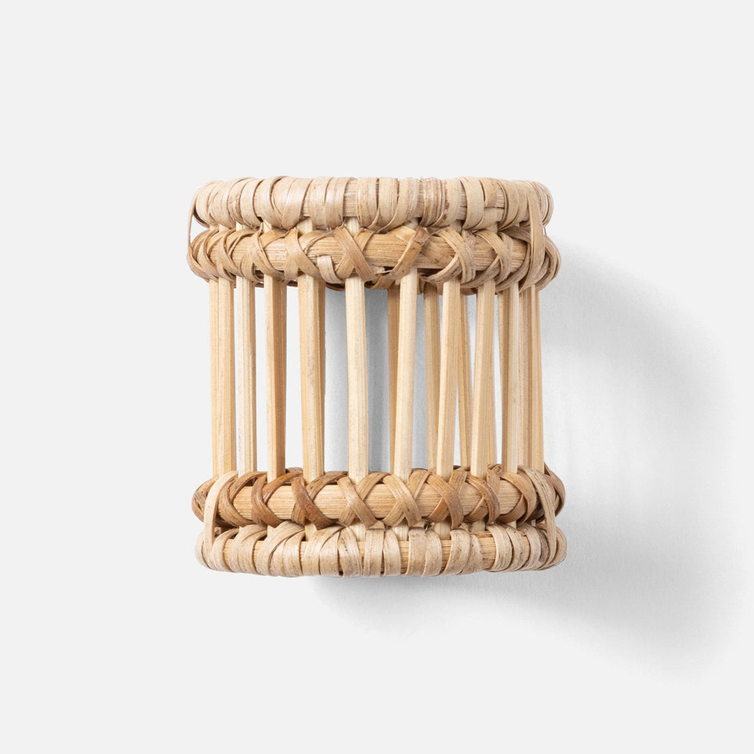 Lombard Natural Napkin Ring Bamboo/Rattan Pack/4 Boxed