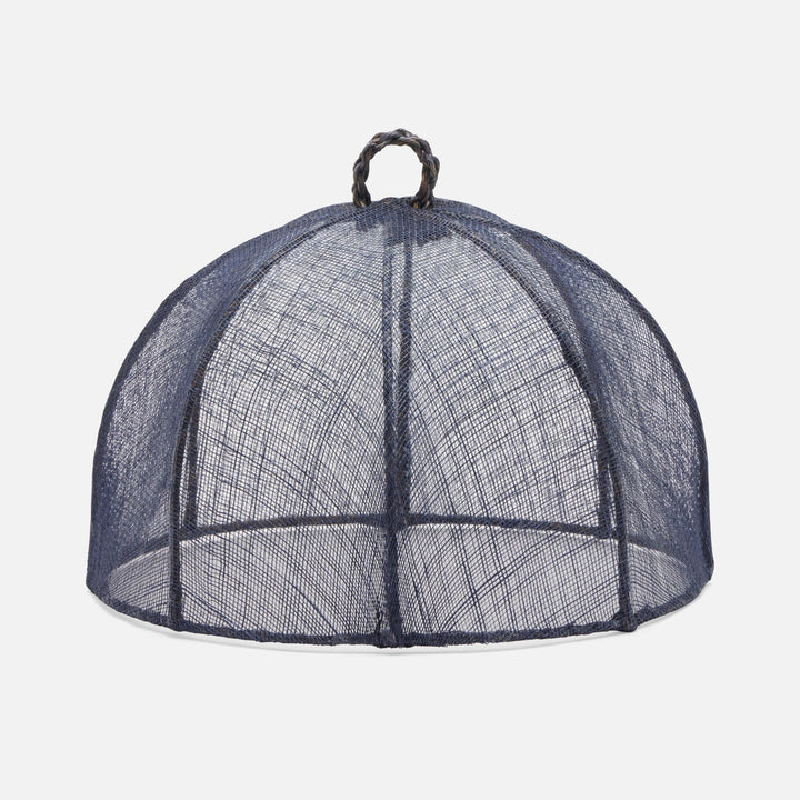 Rachel Slate Blue Food Cover For Salad Plate Sinamay 9"D Pack/4