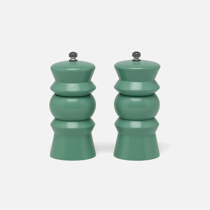 Raiden Moss Lacquer 1 Set Of Salt & Pepper Grinders Acacia