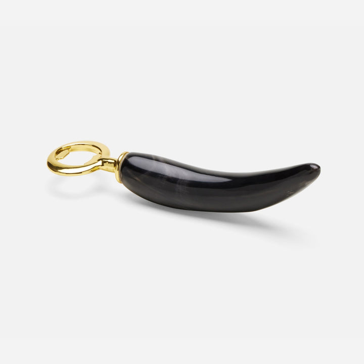 Agatha Black Horn Bottle Opener Gold Hardware Pack/3