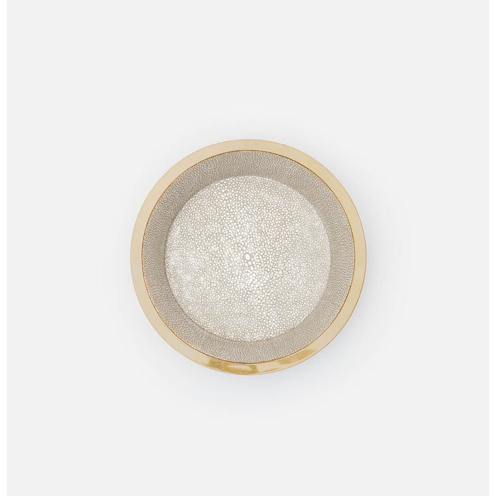 Angelica Sand/Brass Round Wine Coaster