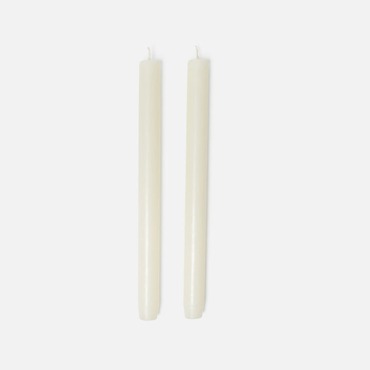 11" Taper Candles Ivory Boxed Set Of 6