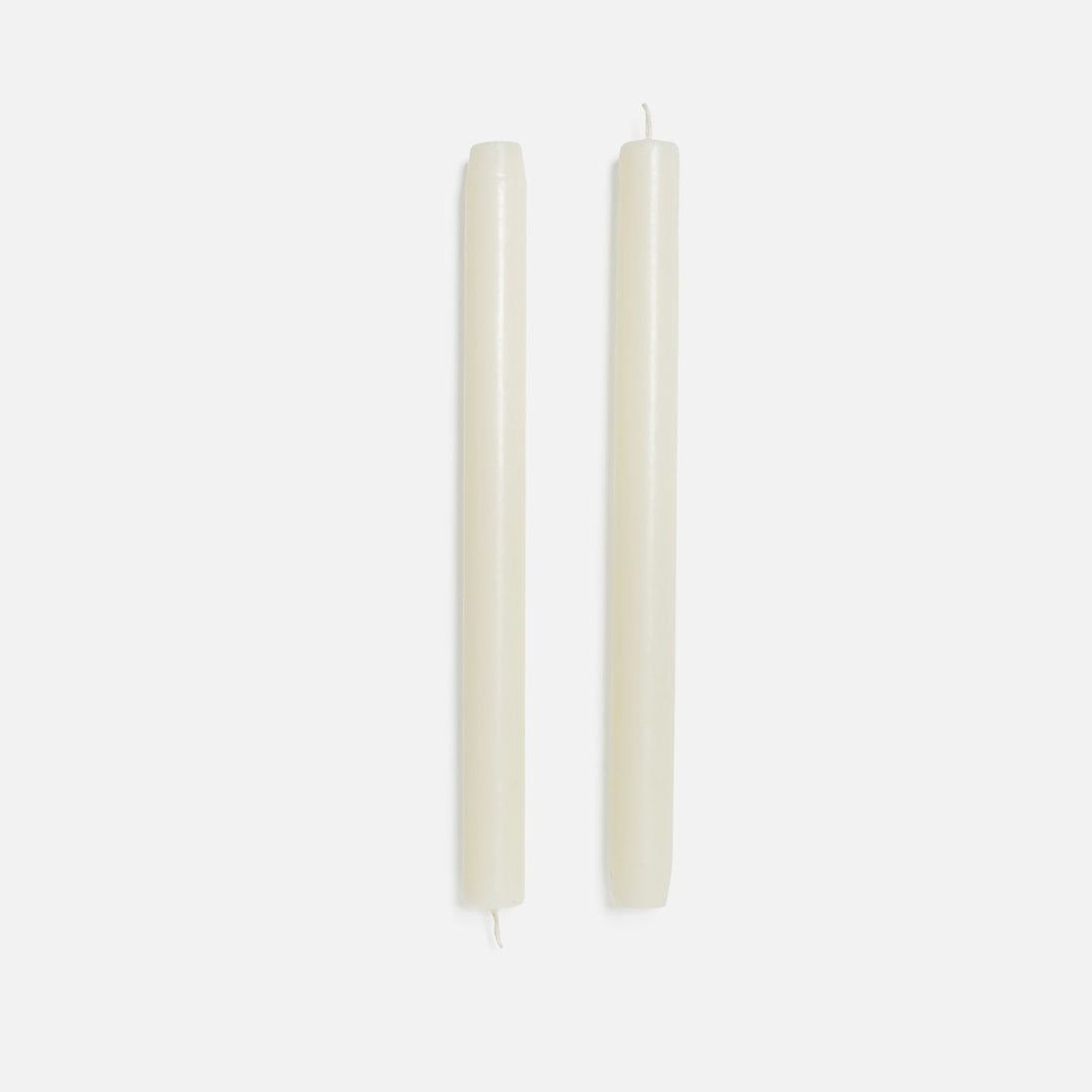 11" Taper Candles Ivory Boxed Set Of 6