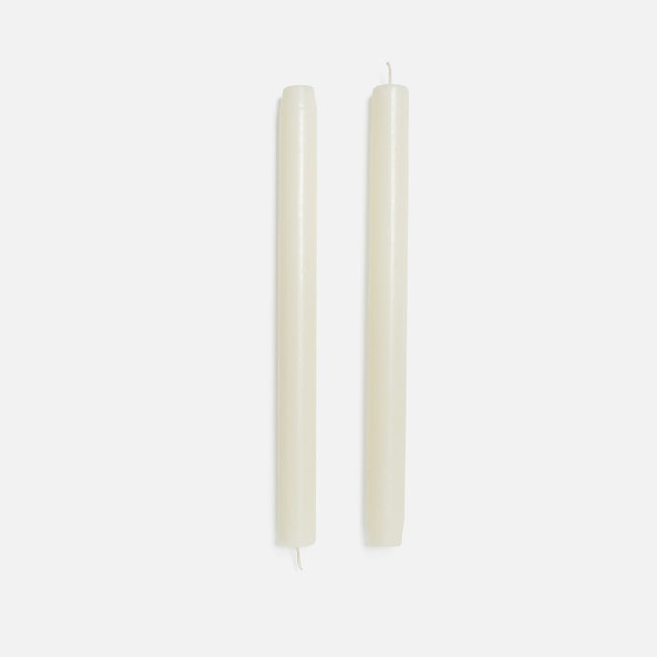 11" Taper Candles Ivory Boxed Set Of 6