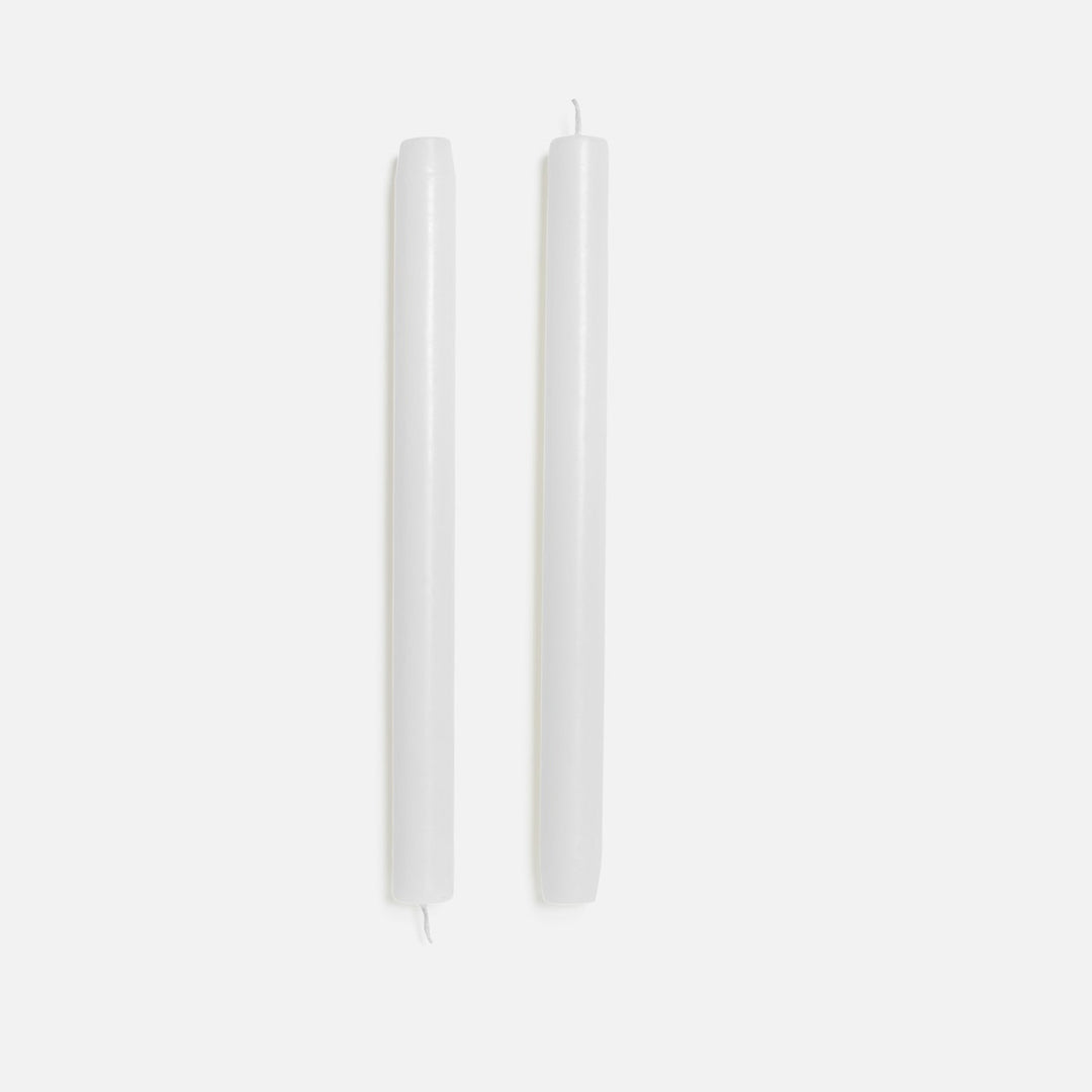 11" Taper Candles White Boxed Set Of 6