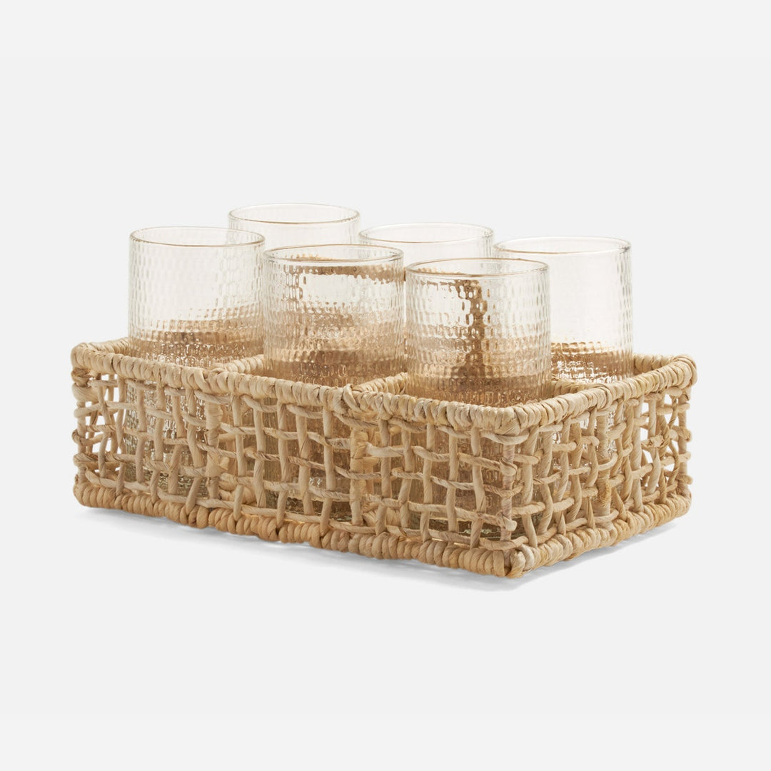 Ericson Bleached Glassware Caddy Banana Bark