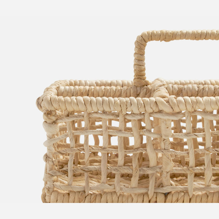 Ericson Bleached Glassware Caddy Banana Bark