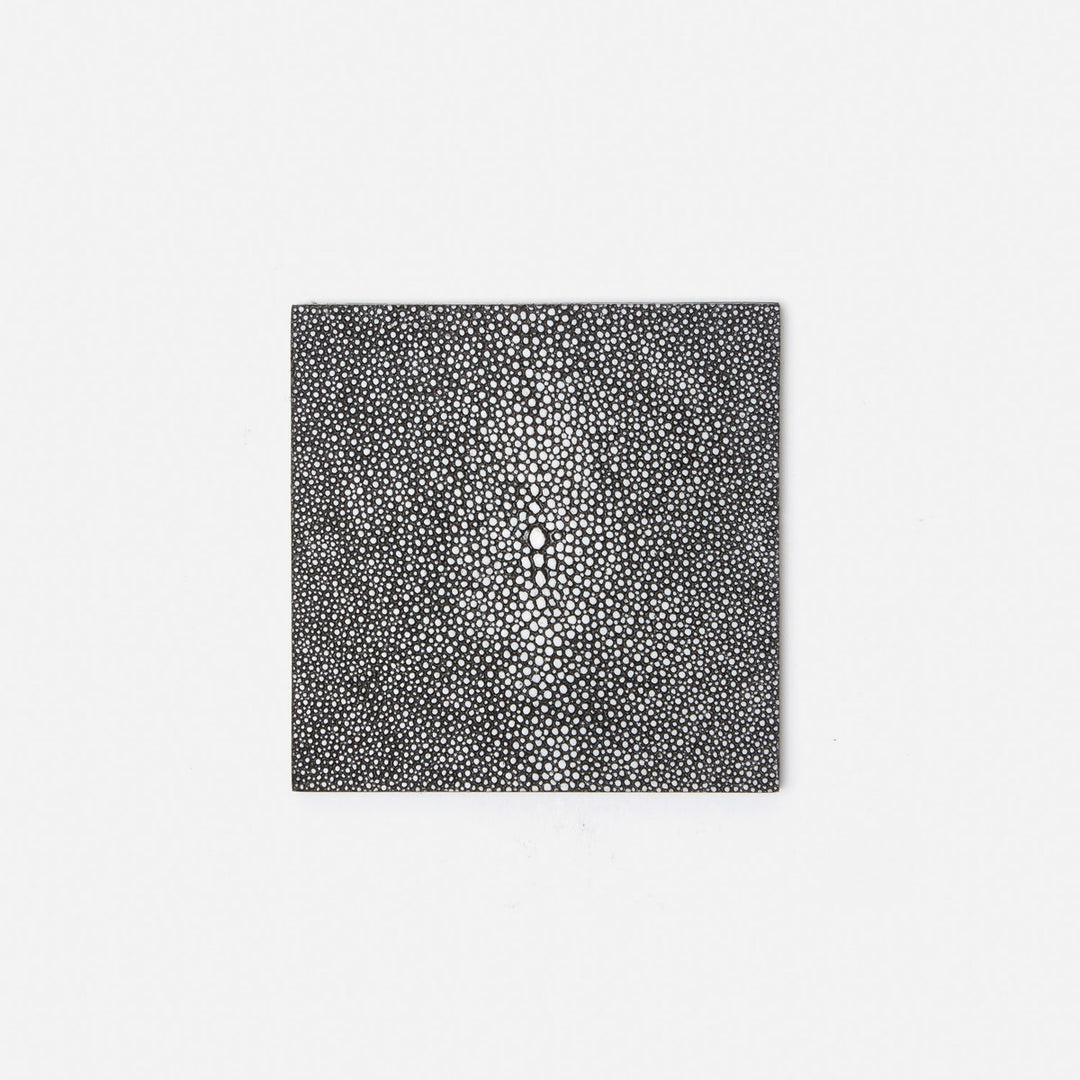 Henry Cool Gray Square Coasters Boxed Set Of 4