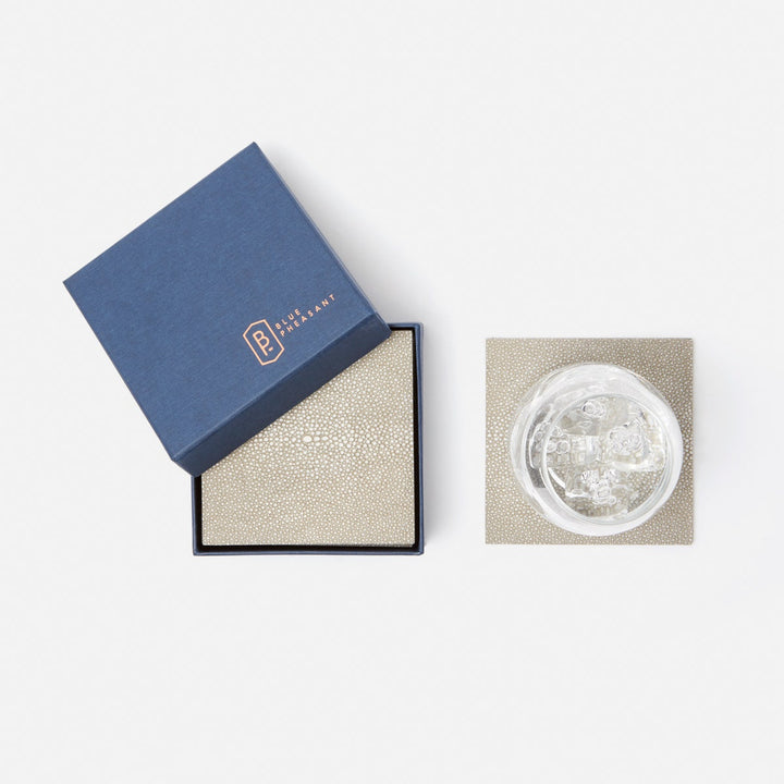Henry Sand Square Coasters Boxed Set Of 4