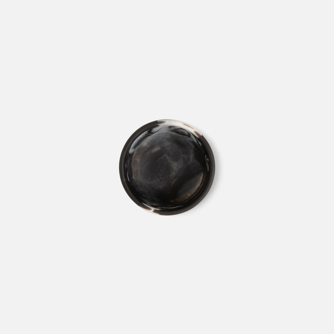 Hugo Black Swirled Pinch Bowl Resin Pack/2