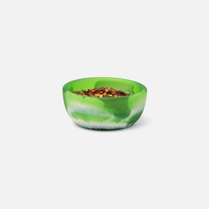 Hugo Green Swirled Pinch Bowl Resin Pack/2