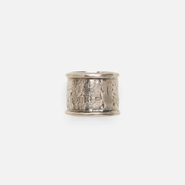 Melvin Antiqued Pewter Napkin Ring Brass Boxed Set Of 4