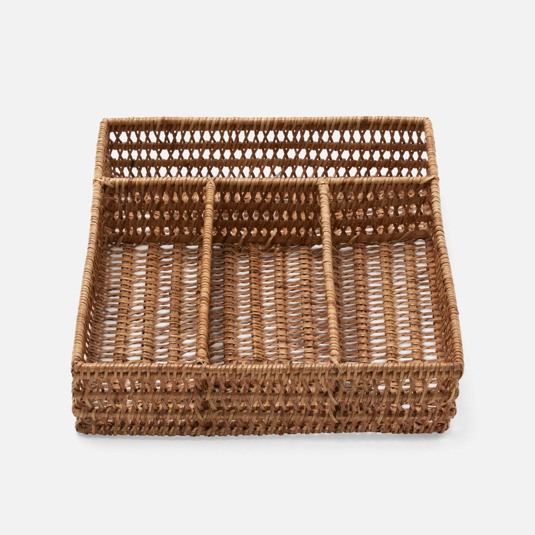 Carly Natural Flatware Tray Rattan