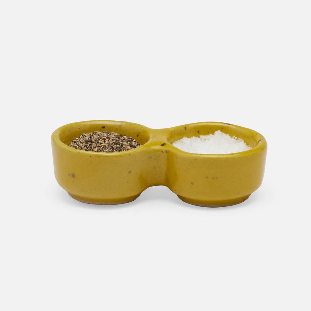 Holly Chartreuse Salt Glaze Pinch Bowl Boxed Set Of 2