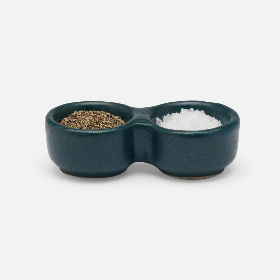 Holly Midnight Teal Pinch Bowl Boxed Set Of 2