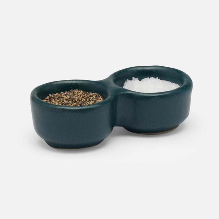 Holly Midnight Teal Pinch Bowl Boxed Set Of 2