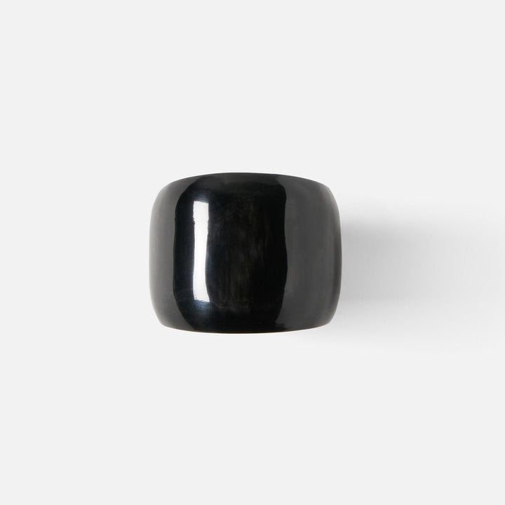 James Black Napkin Ring Horn Boxed Set Of 4
