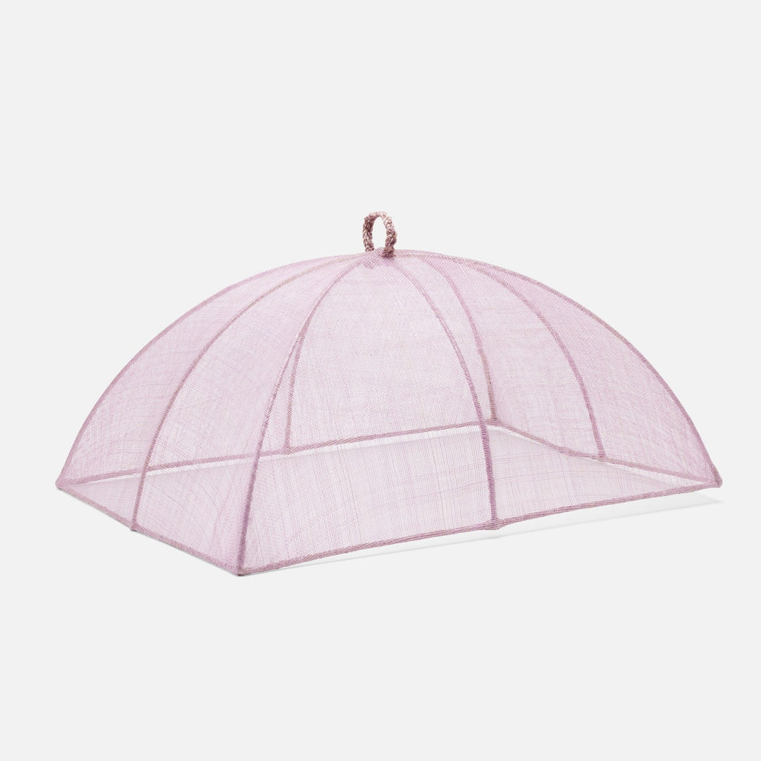 Rachel Lavender Food Cover Rectangular Sinamay Set/2