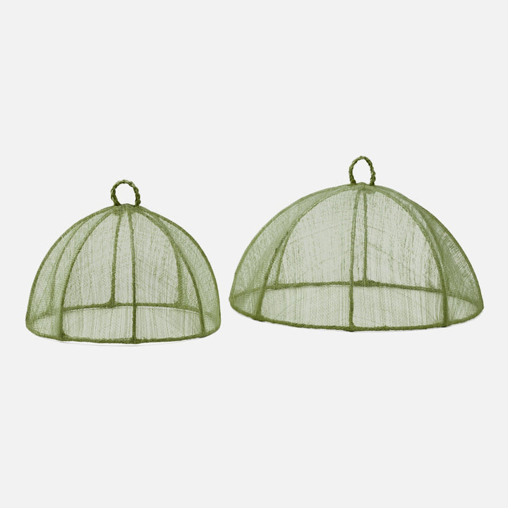 Rachel Pale Green Food Cover For Salad Plate Sinamay 9"D Pack/4