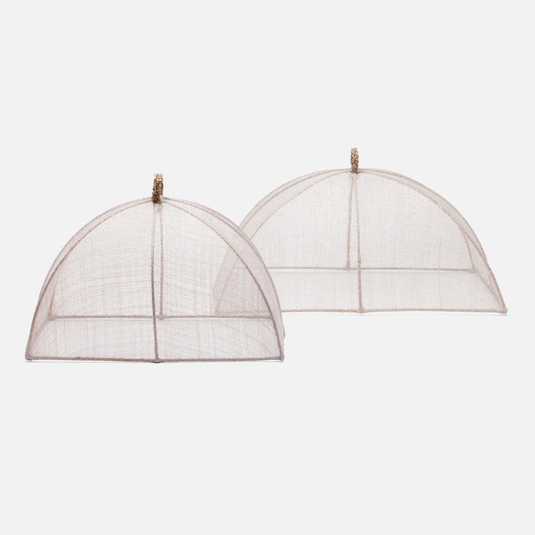 Rachel Sand Food Cover Rectangular Sinamay Set/2