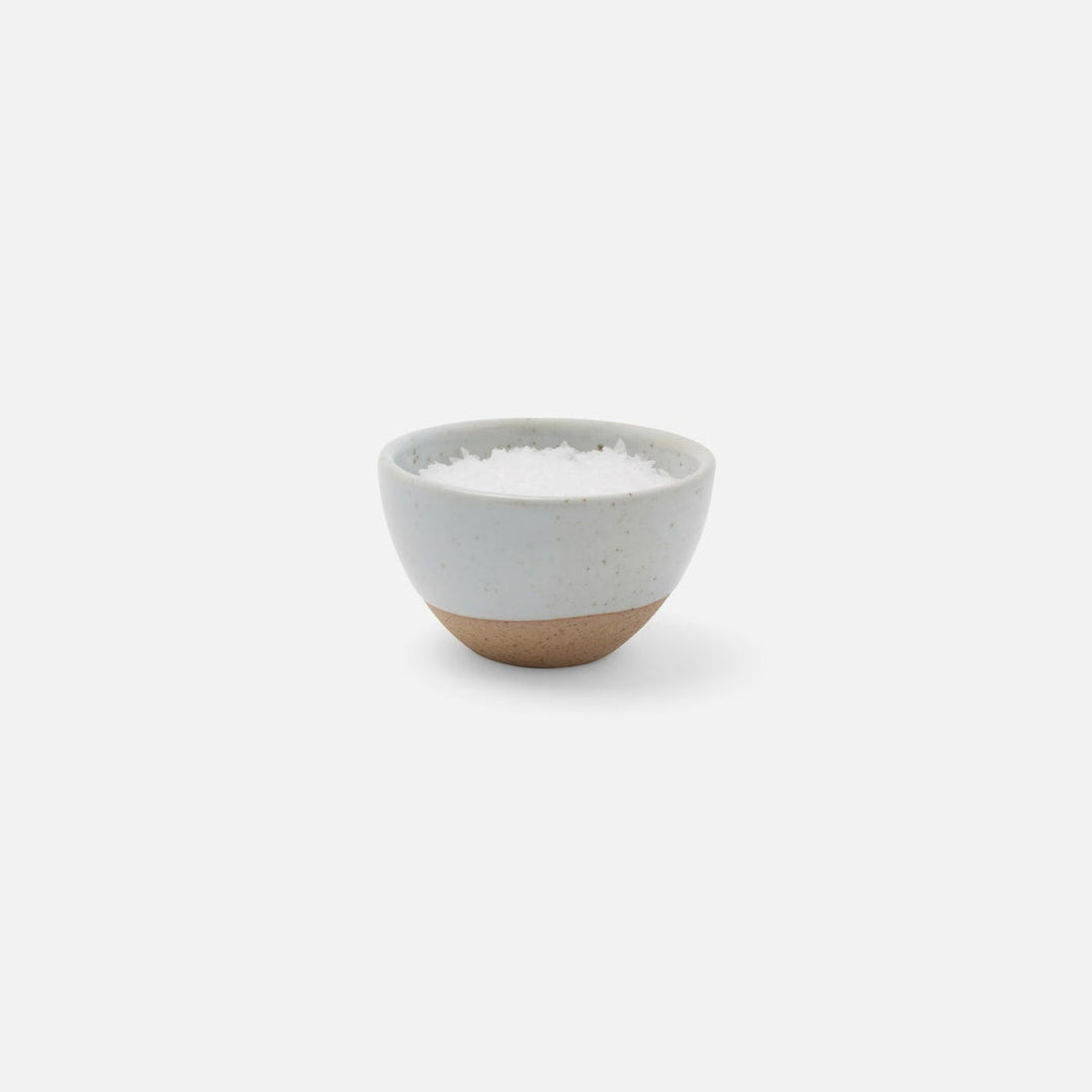 Rivka White Salt Glaze Pinch Bowl Stoneware Pack/3