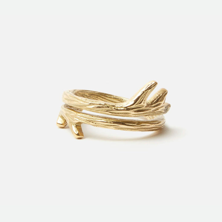 Tara Gold Napkin Ring Brass Boxed Set Of 4