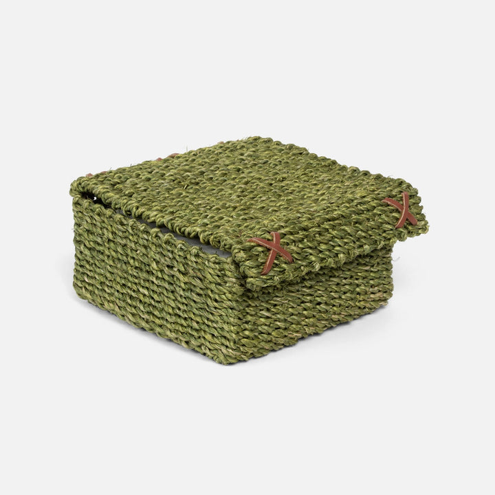 Voru Green Buffet Napkin Holder Abaca Fiber Pack/2