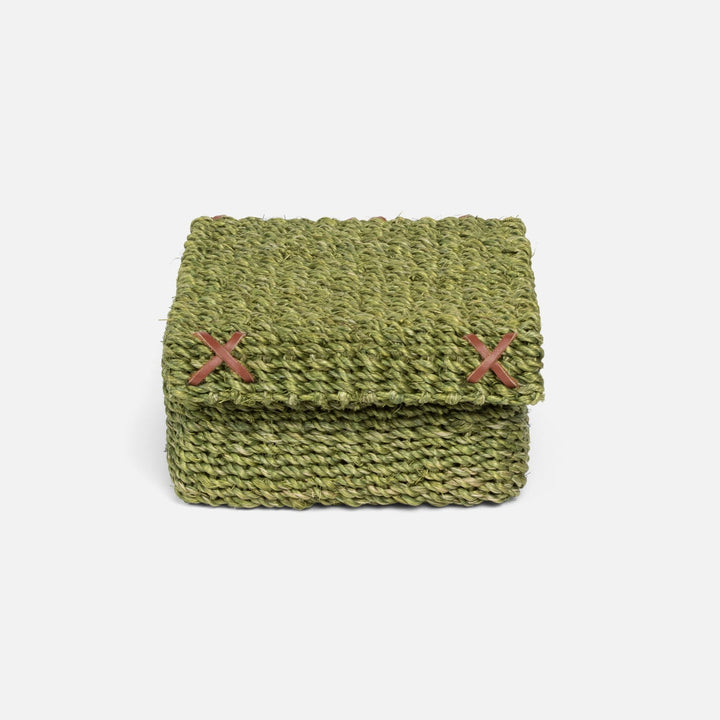Voru Green Cocktail Napkin Holder Abaca Fiber Pack/2