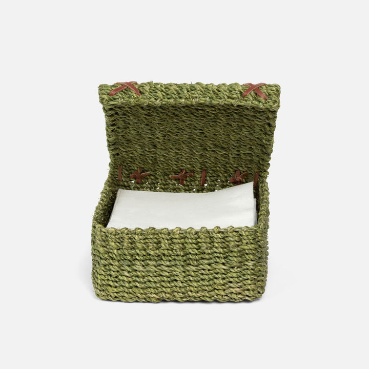 Voru Green Cocktail Napkin Holder Abaca Fiber Pack/2