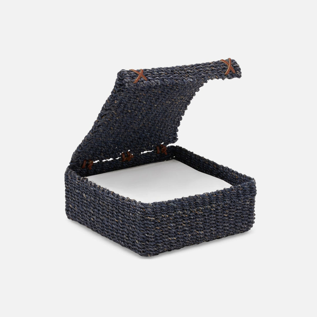 Voru Navy Cocktail Napkin Holder Abaca Fiber Pack/2